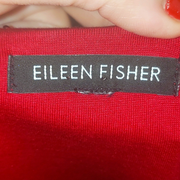 Eileen Fisher long sleeve red sequin top size XL - Picture 5 of 5
